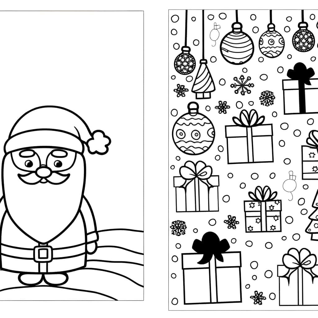 Père Noël et cadeaux