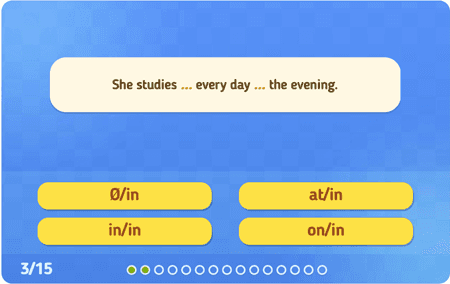 Prepositions of time lvl2