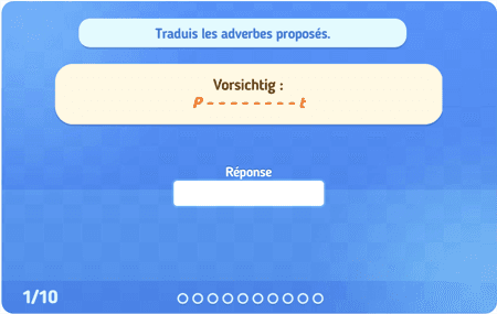 Les adverbes (Schreib es!) 2
